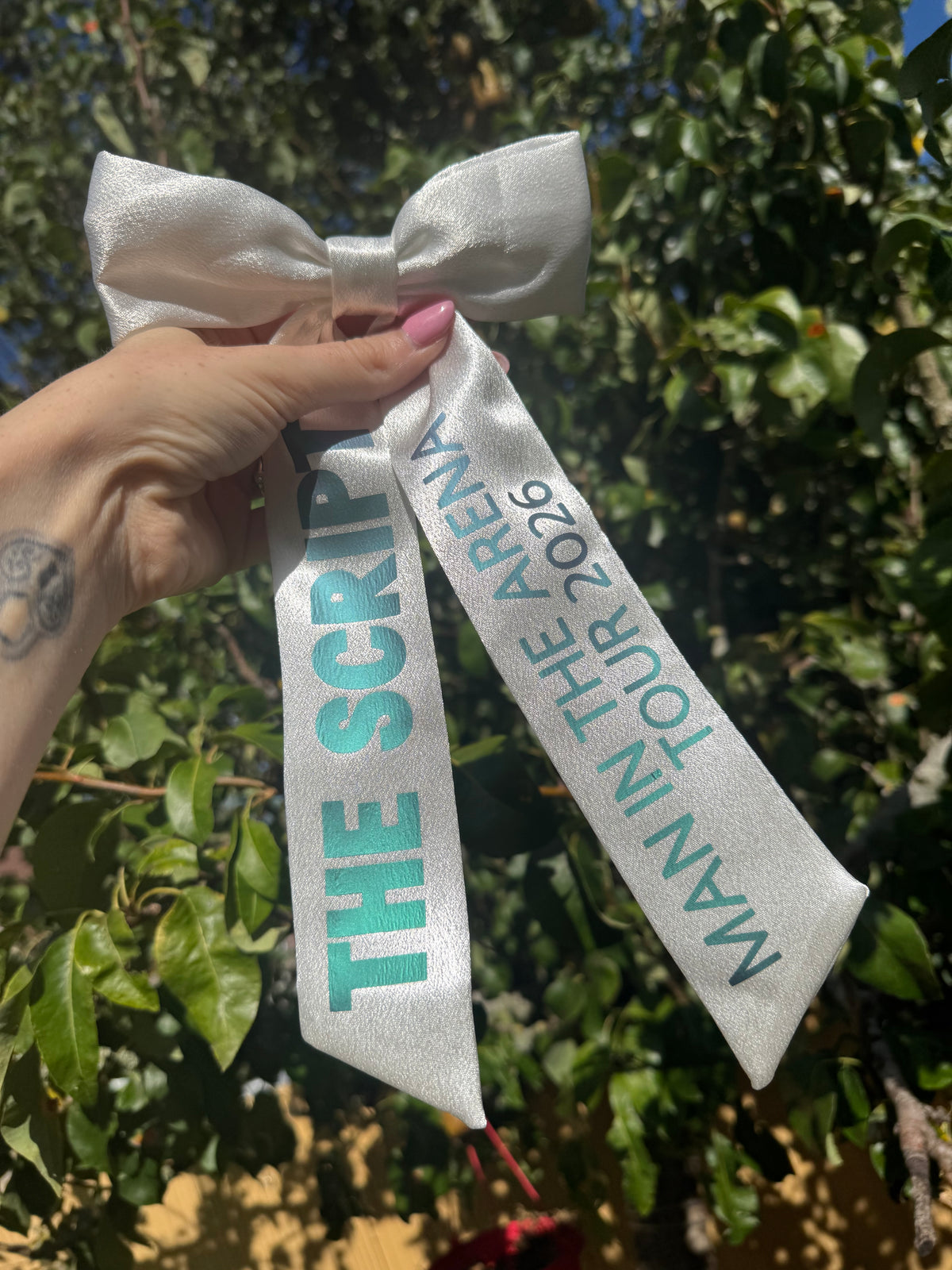 Inspired by the script - man in the arena tour bow