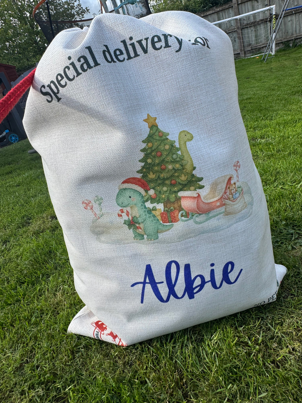 Personalised Santa sack - DINO’s