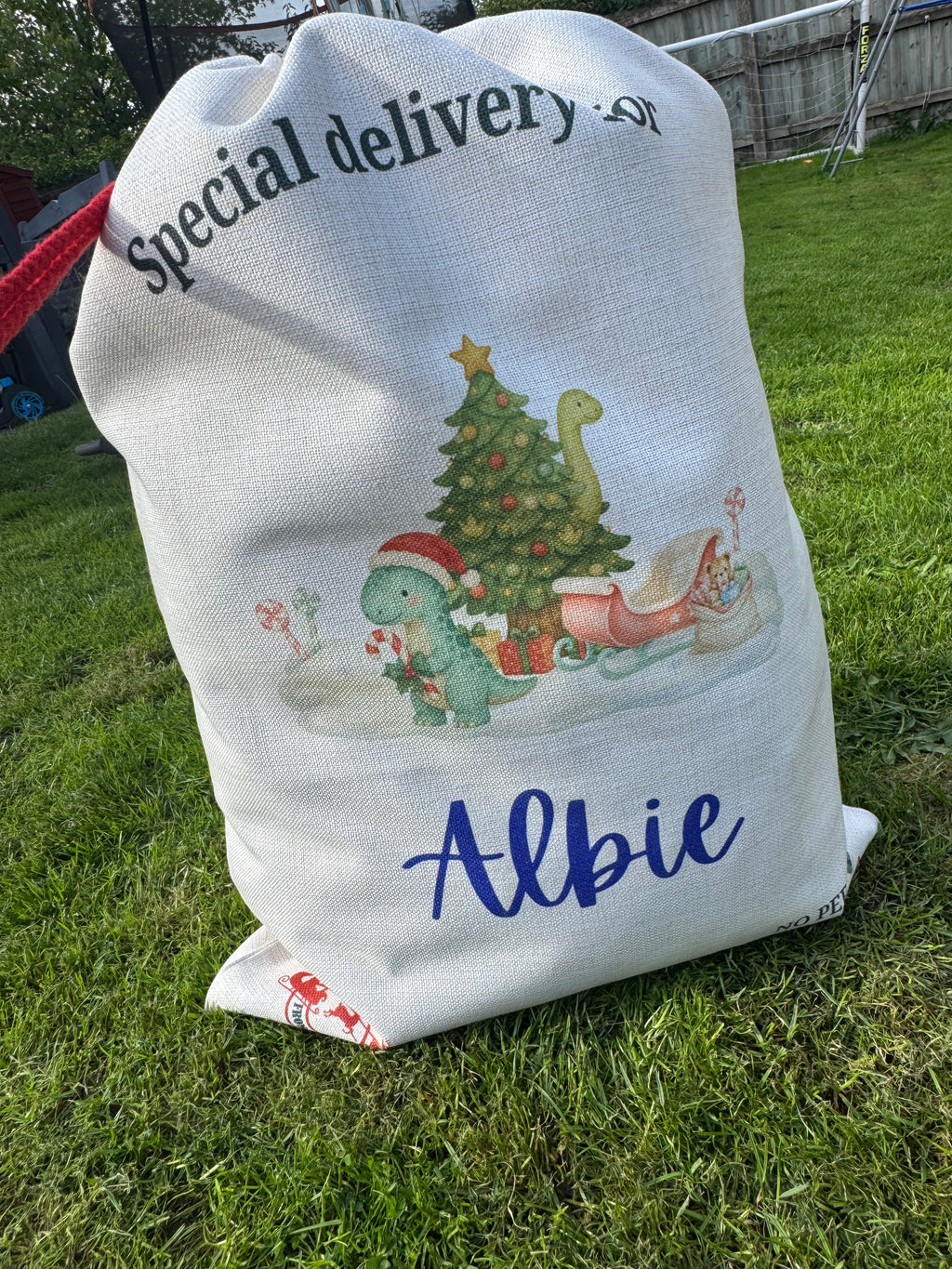 Personalised Santa sack - DINO’s