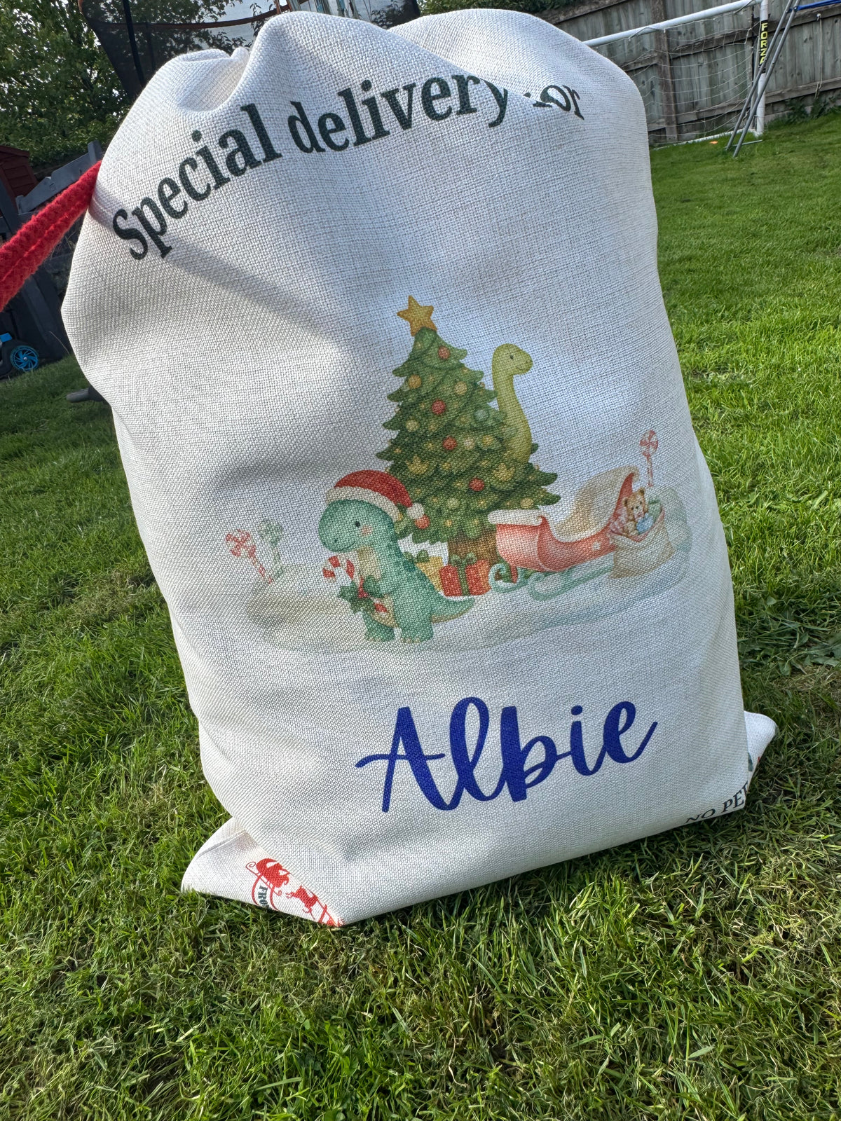 Personalised Santa sack - DINO’s