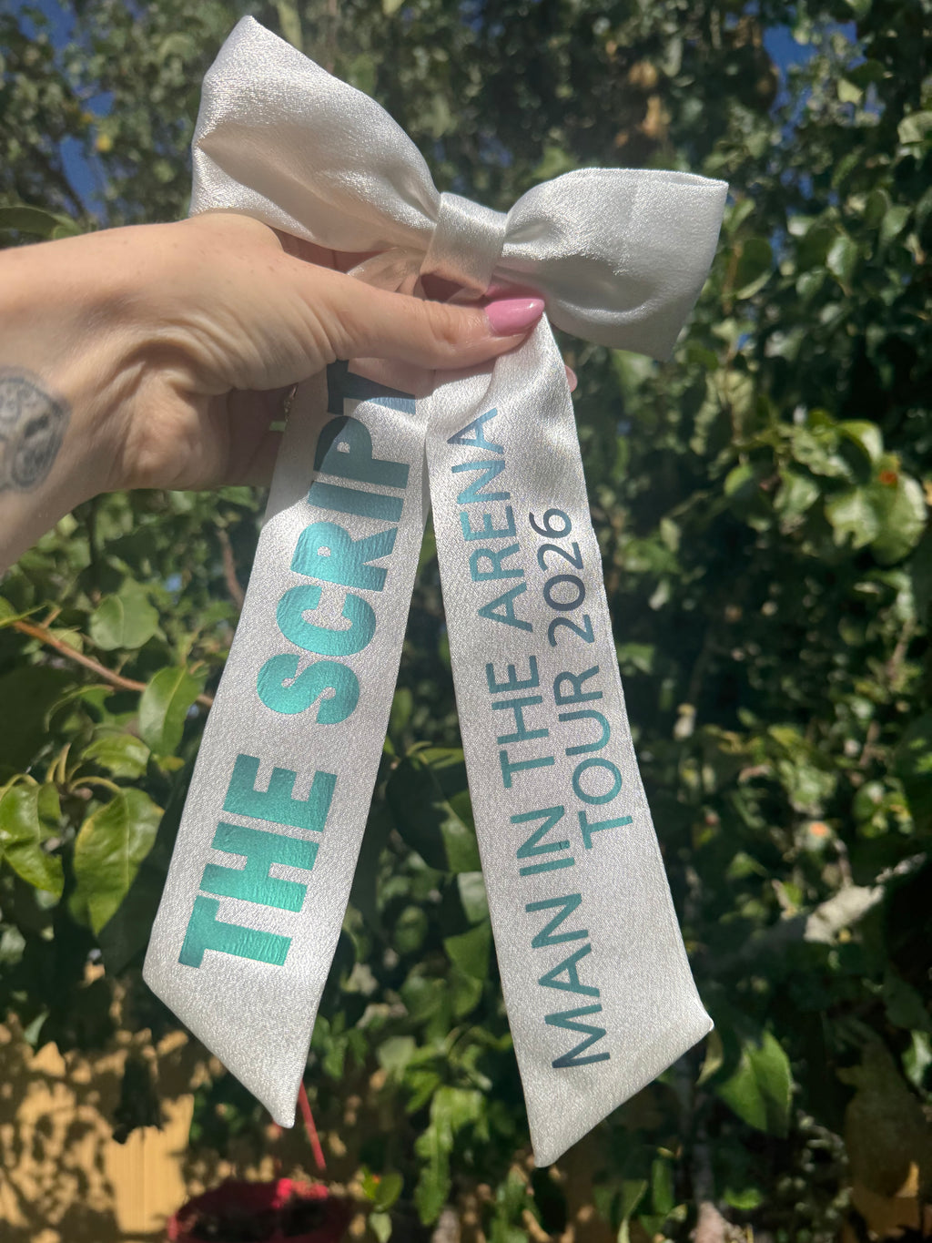 Inspired by the script - man in the arena tour bow