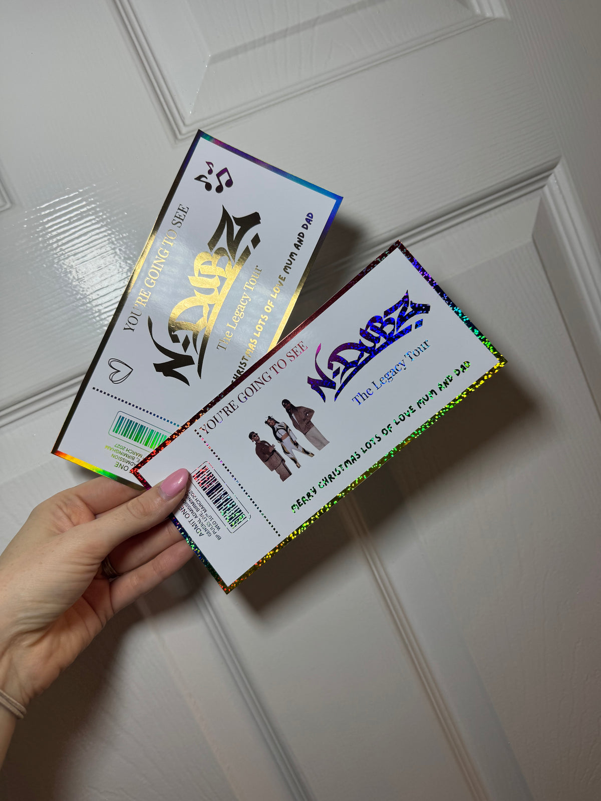Inspired by N dubz concert ticket