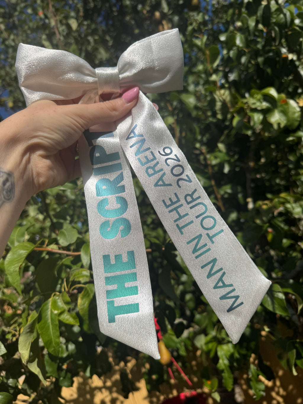 Inspired by the script - man in the arena tour bow