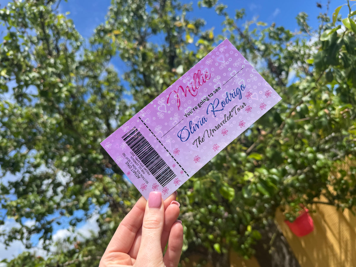 Personalised Holographic Ticket
